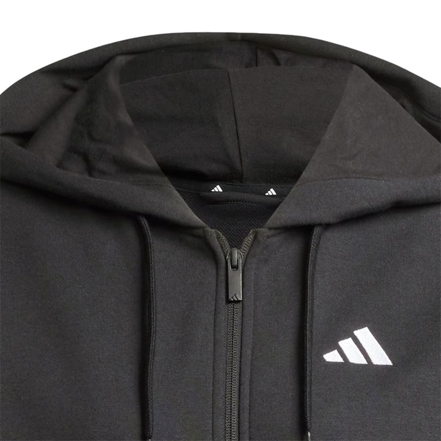 Felpa con cappuccio Essentials 3-Stripes French Terry Full-Zip da donna Adidas | JE0052X